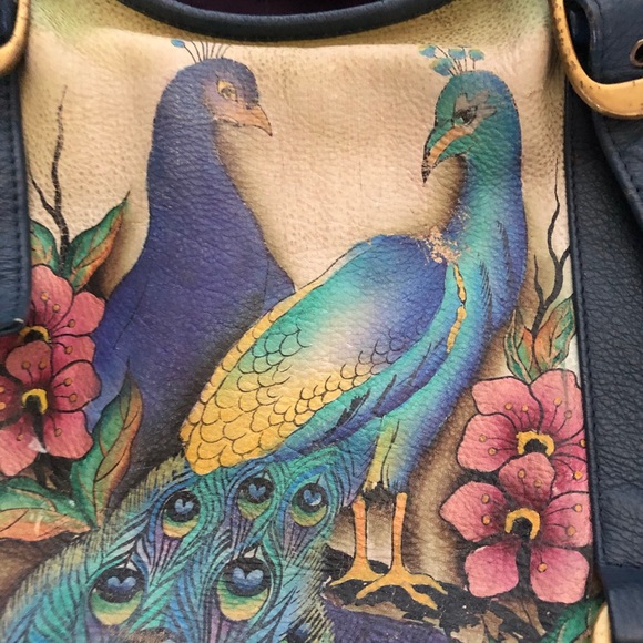 Anuschka Hand Painted Handbag - Picture 3 of 6